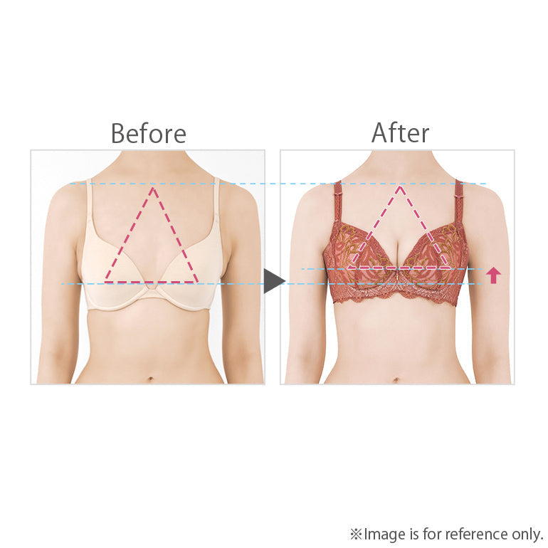 Rose Push-Up Plunge Bra