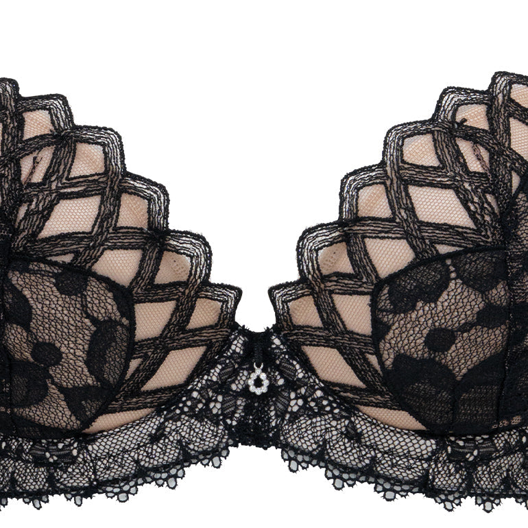 Belle Push-Up Plunge Bra