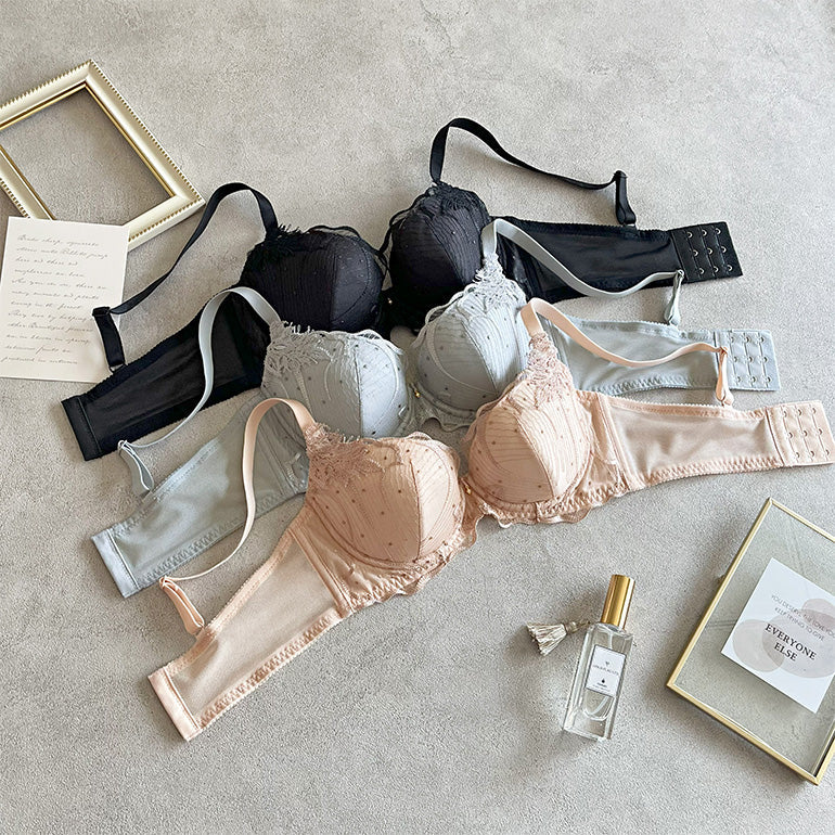 Rose Push-Up Plunge Bra