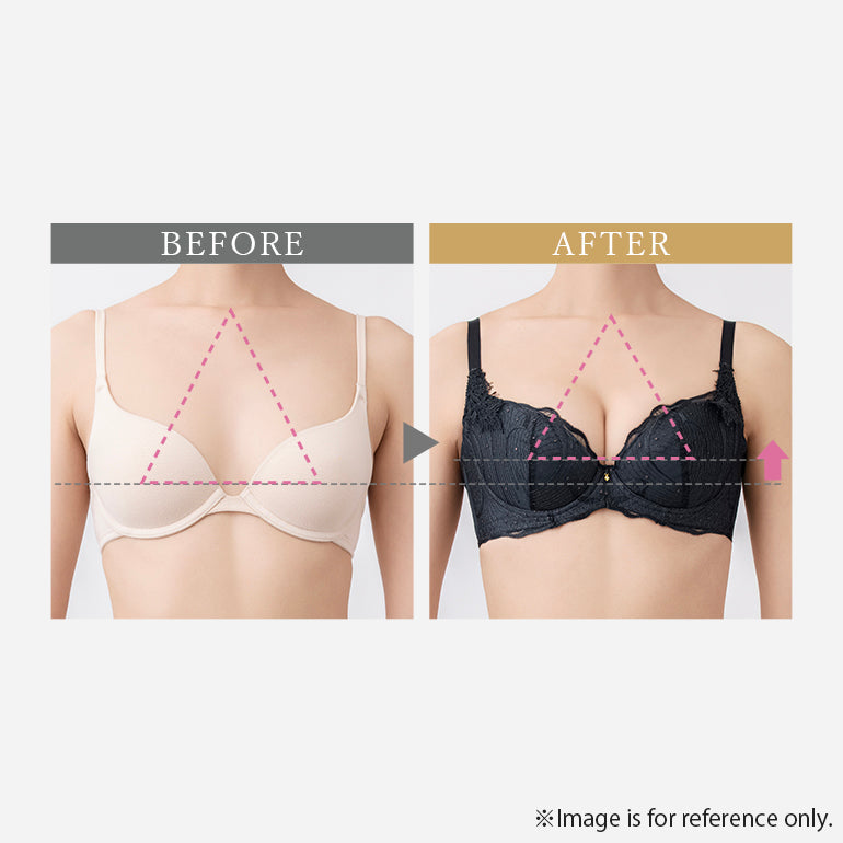 Rose Push-Up Plunge Bra