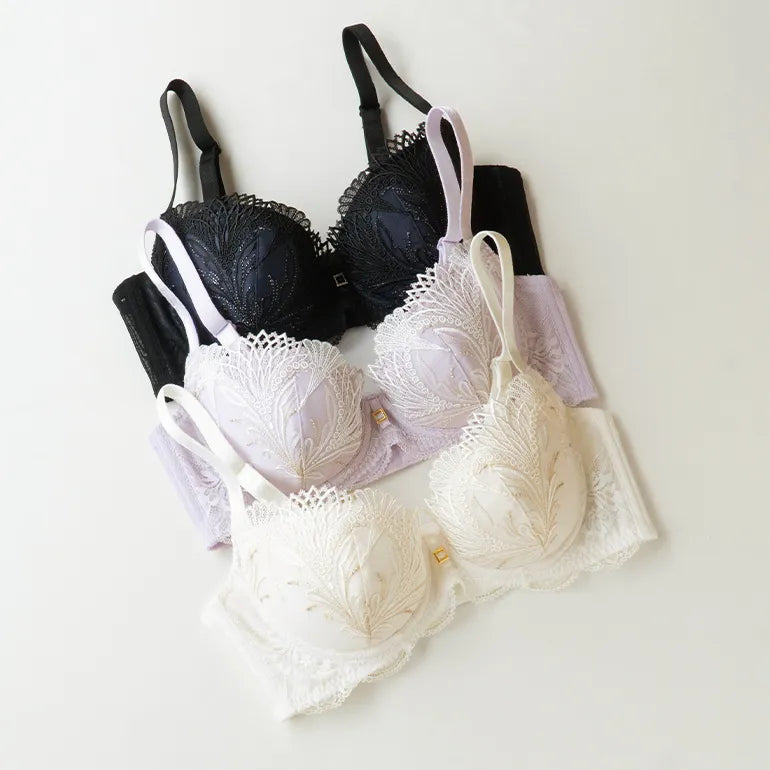 Rose Push-Up Plunge Bra