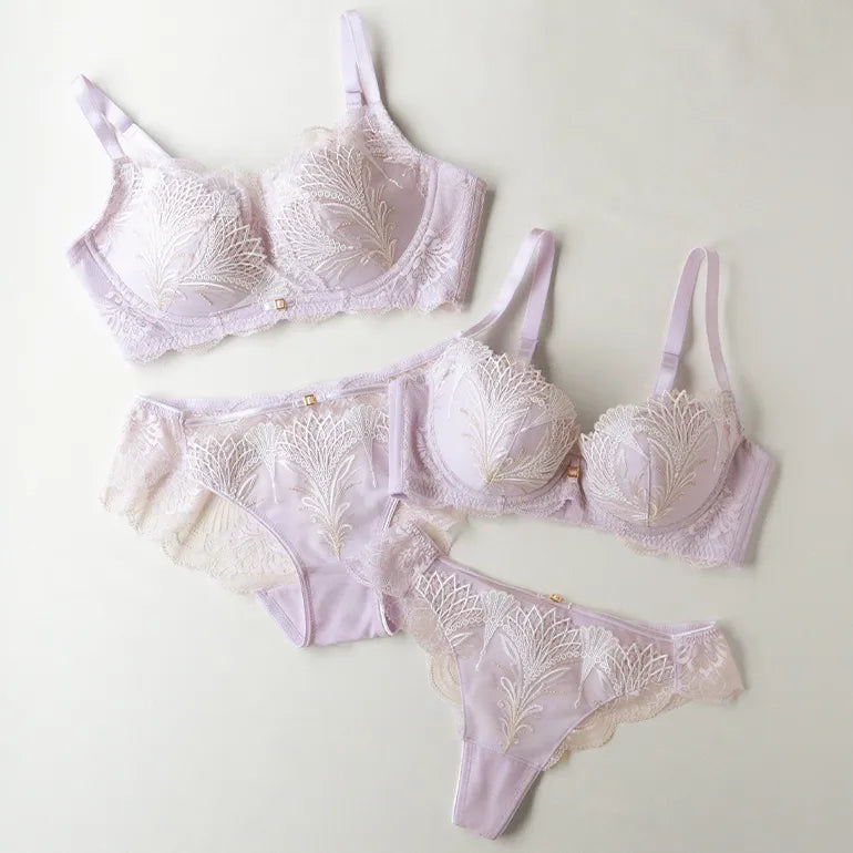 Rose Push-Up Plunge Bra