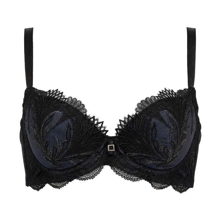 Rose Push-Up Plunge Bra