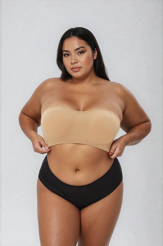 Celeste Seamless Strapless Bra – Convertible, Wireless & Invisible Fit
